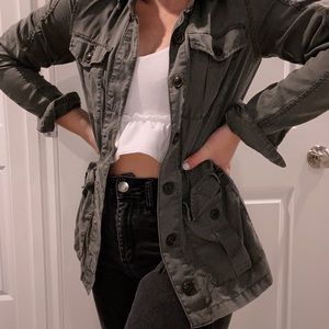 Cargo green jacket